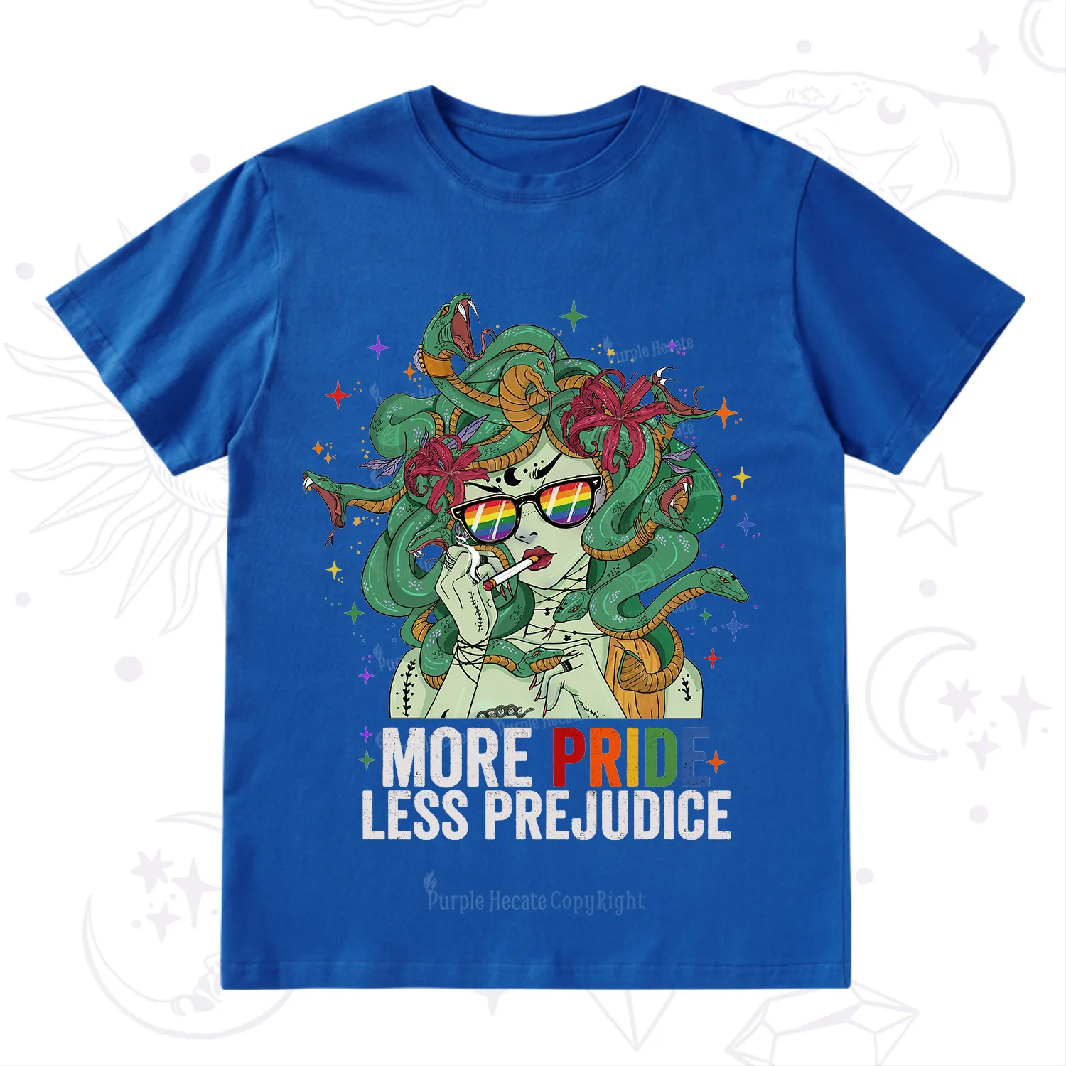 Purplehecate More Pride Less Prejudice Medusa T-Shirt