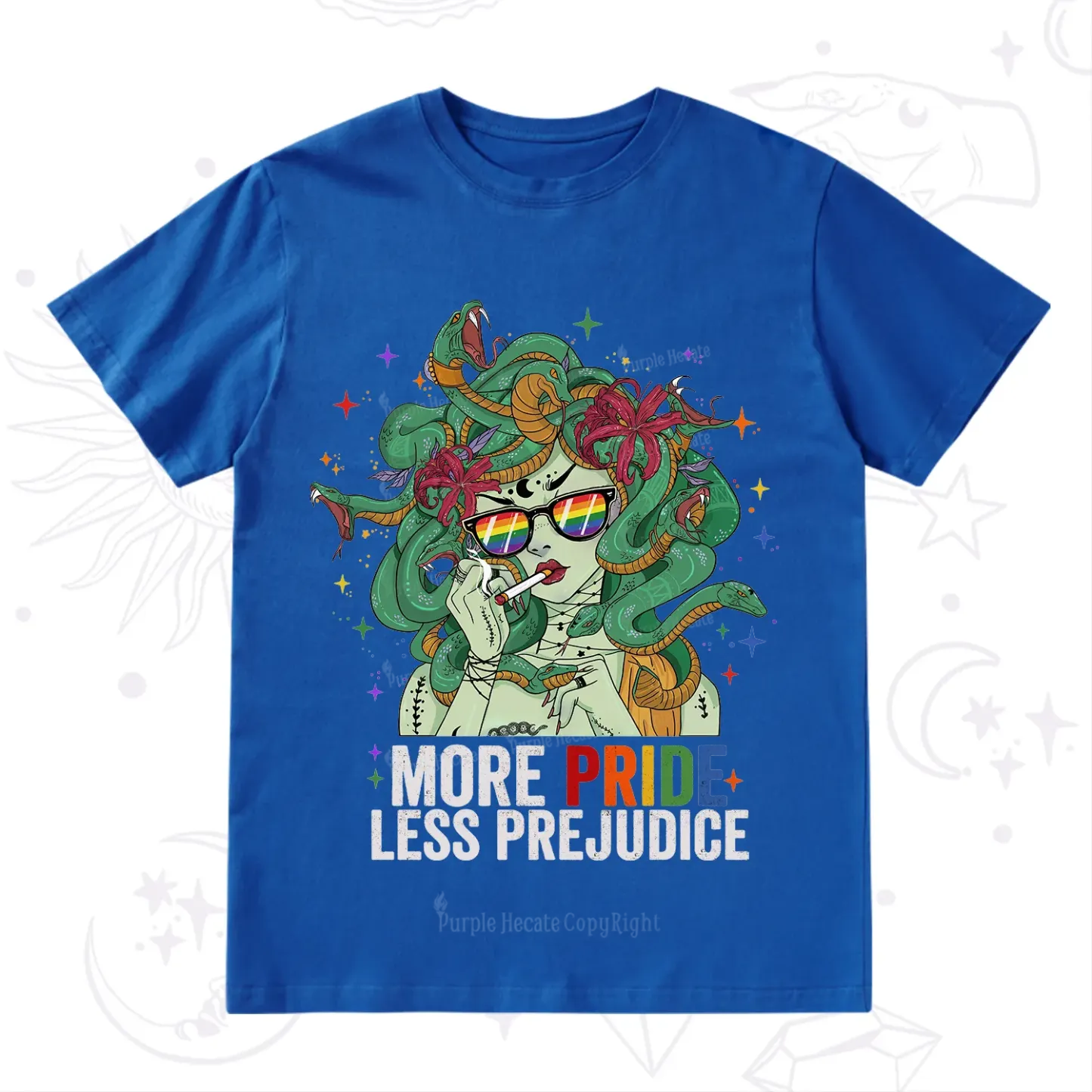 Purplehecate More Pride Less Prejudice Medusa T-Shirt