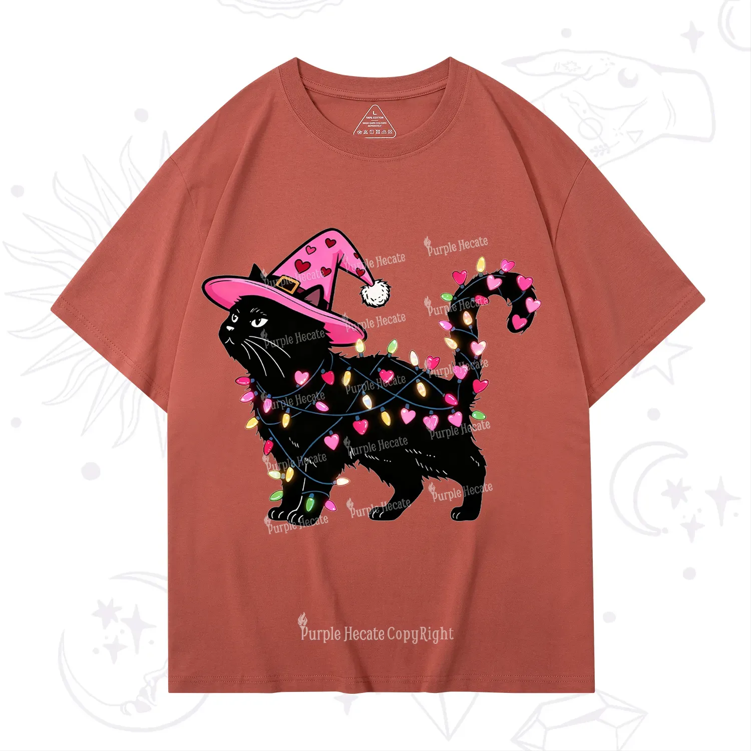 Purplehecate Cute Cat Valentine T-Shirt