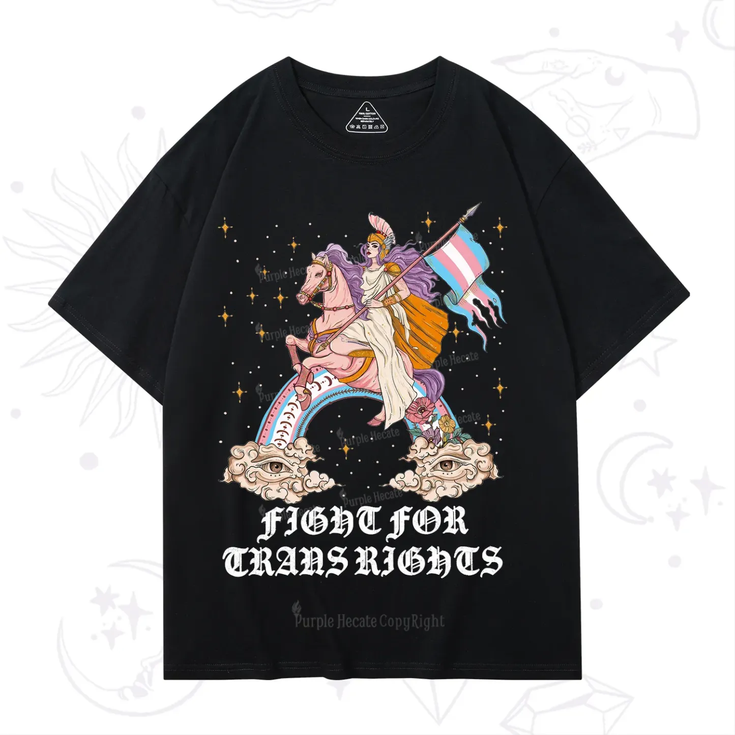 Purplehecate Fight for Trans Rights Knight T-Shirt