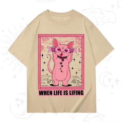 Purplehecate When Life Is Lifting T-Shirt