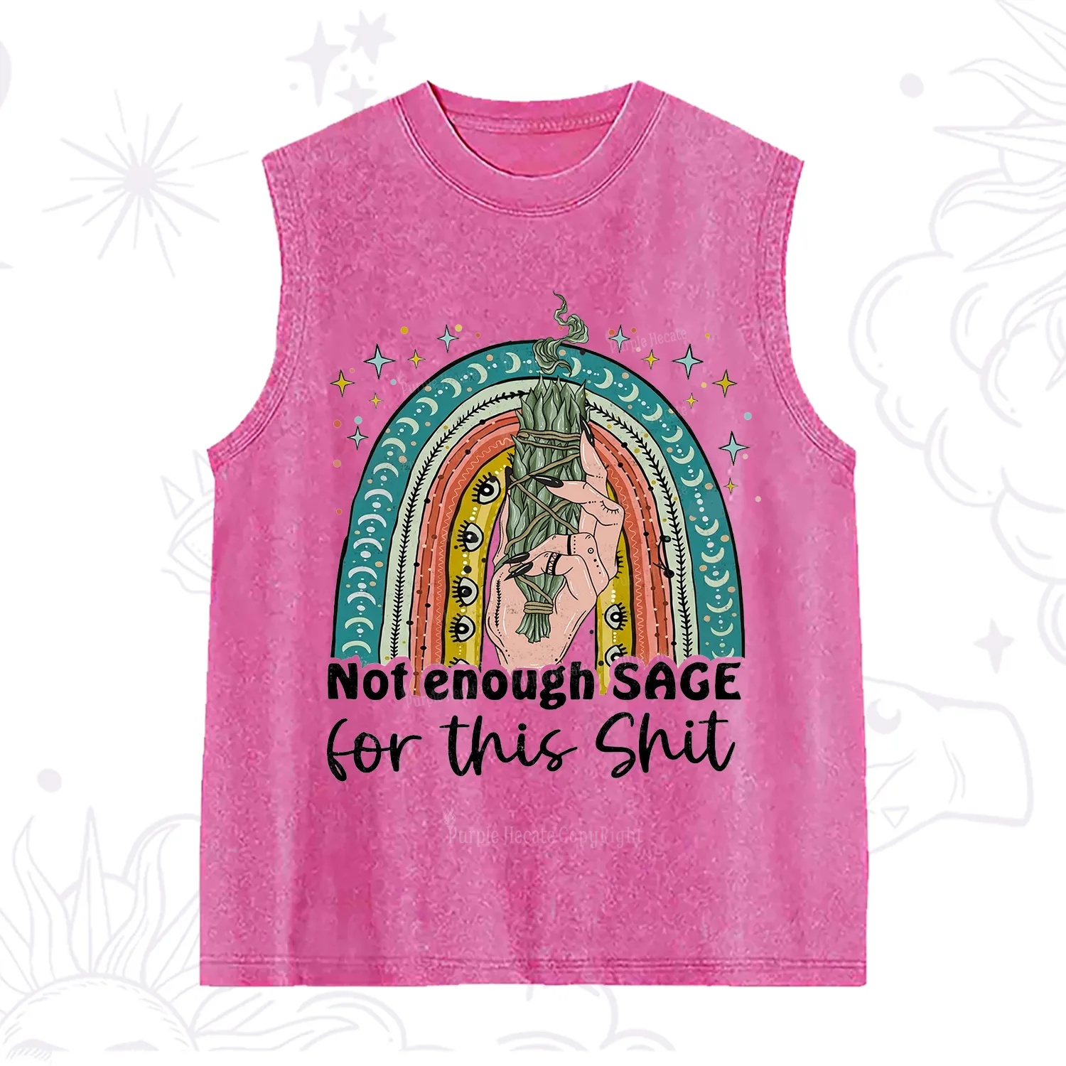 Purplehecate Not Enough Sage For This Sh*t Washed Tank