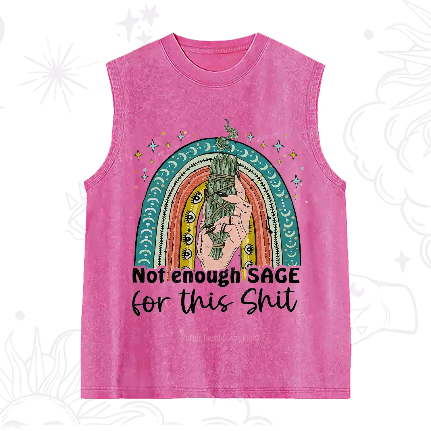 Purplehecate Not Enough Sage For This Sh*t Washed Tank