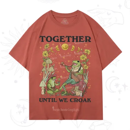 Purplehecate Together Until We Croak Frog T-Shirt