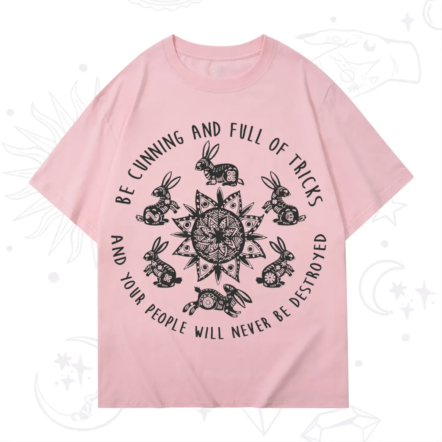 Purplehecate Cunning Rabbit Protection Spell T-Shirt