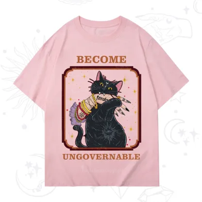 Purplehecate Become Ungovernable Cat T-Shirt