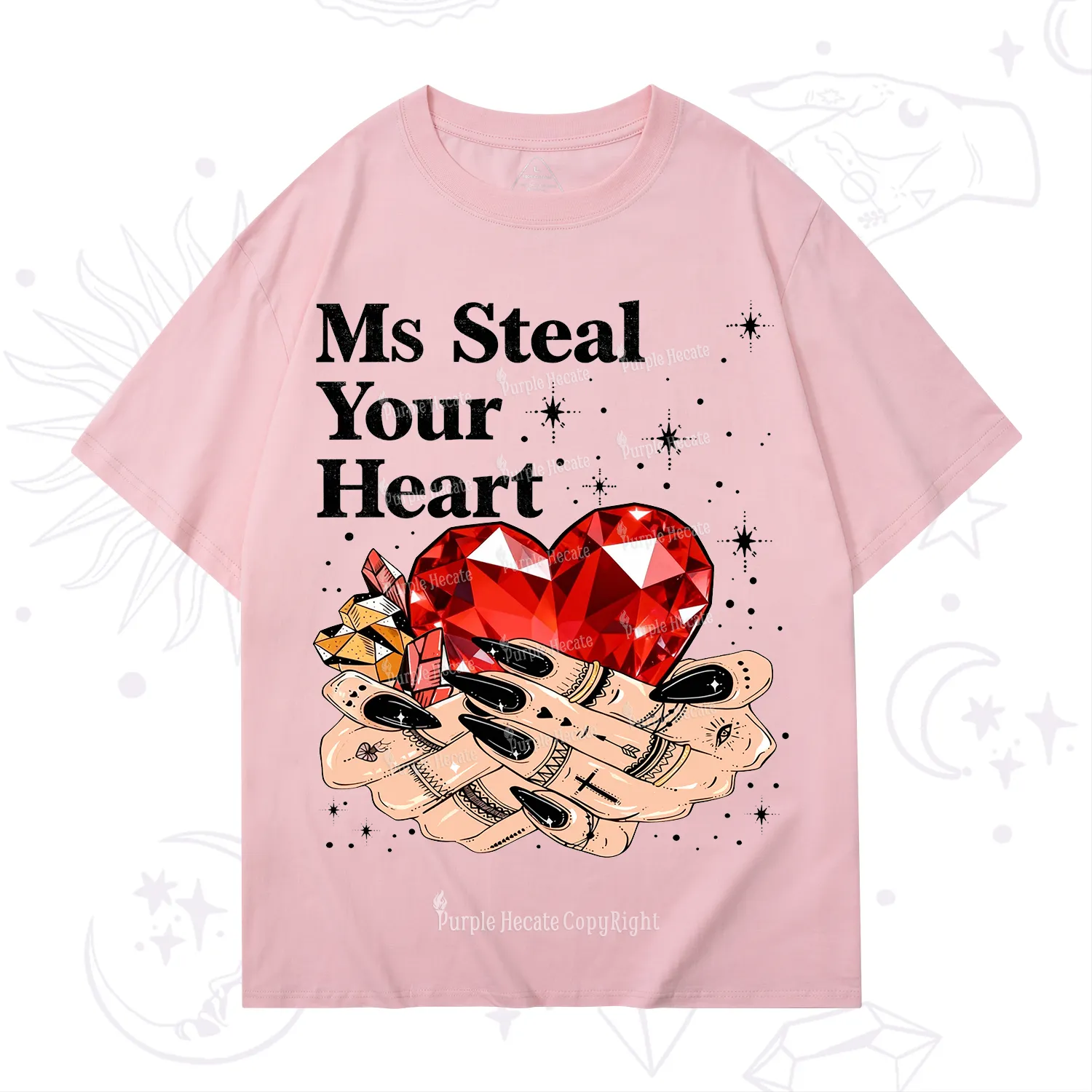 Purplehecate Ms Steal Your Heart Valentine T-Shirt