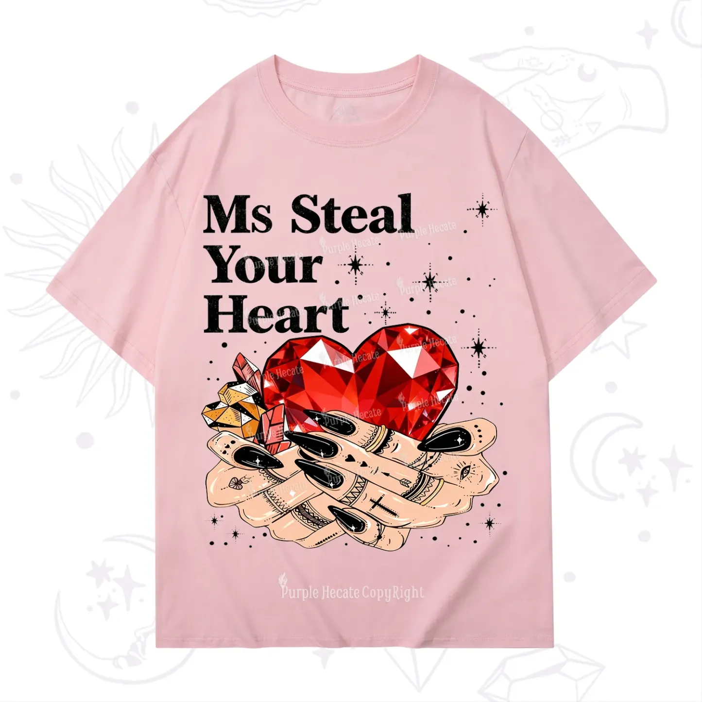 Purplehecate Ms Steal Your Heart Valentine T-Shirt