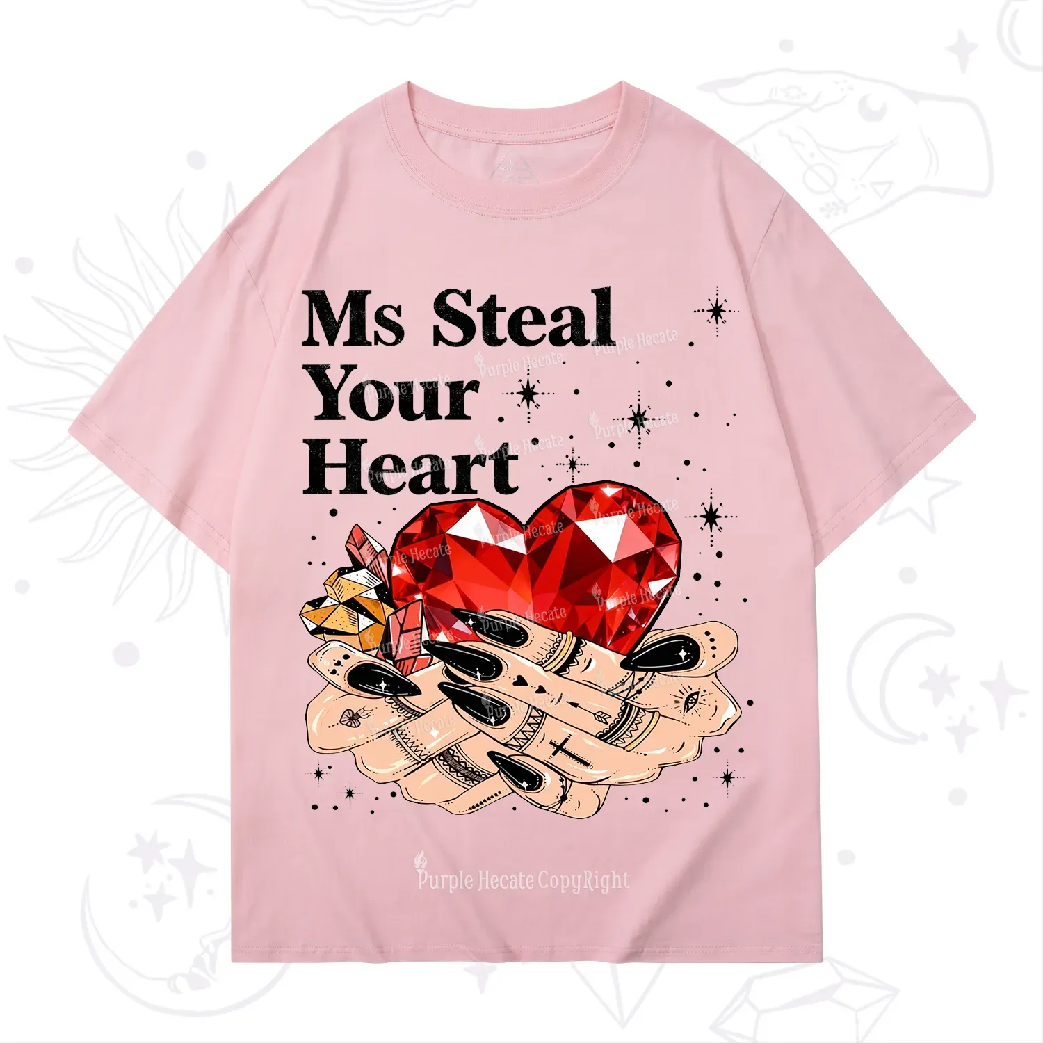 Purplehecate Ms Steal Your Heart Valentine T-Shirt