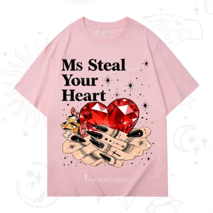 Purplehecate Ms Steal Your Heart Valentine T-Shirt