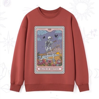 Purplehecate The Death Of Emotion Tarot Sweatshirt
