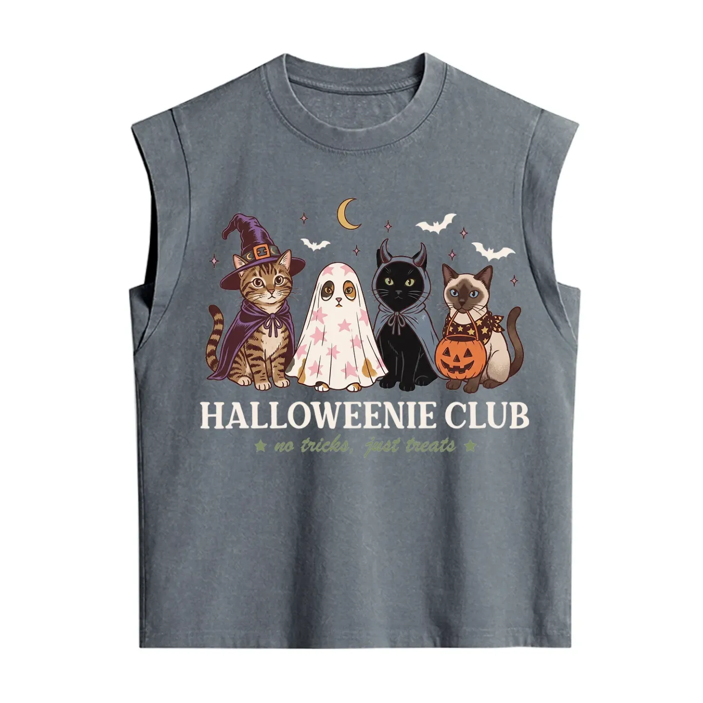 Purplehecate Halloweenie Club Vintage Washed Tank