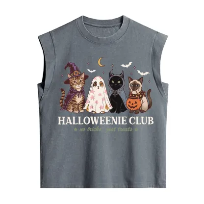 Purplehecate Halloweenie Club Vintage Washed Tank