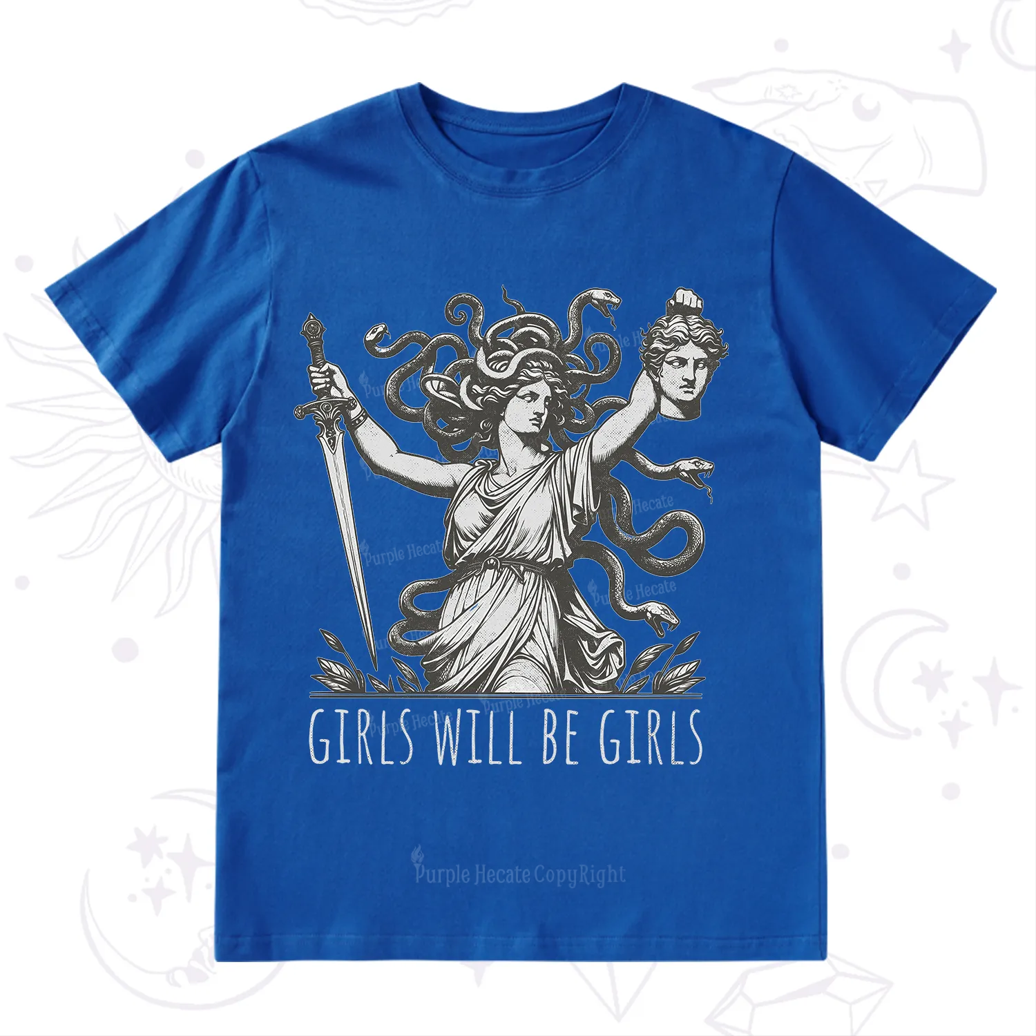 Purplehecate Girls Will Be Girls Medusa T-Shirt