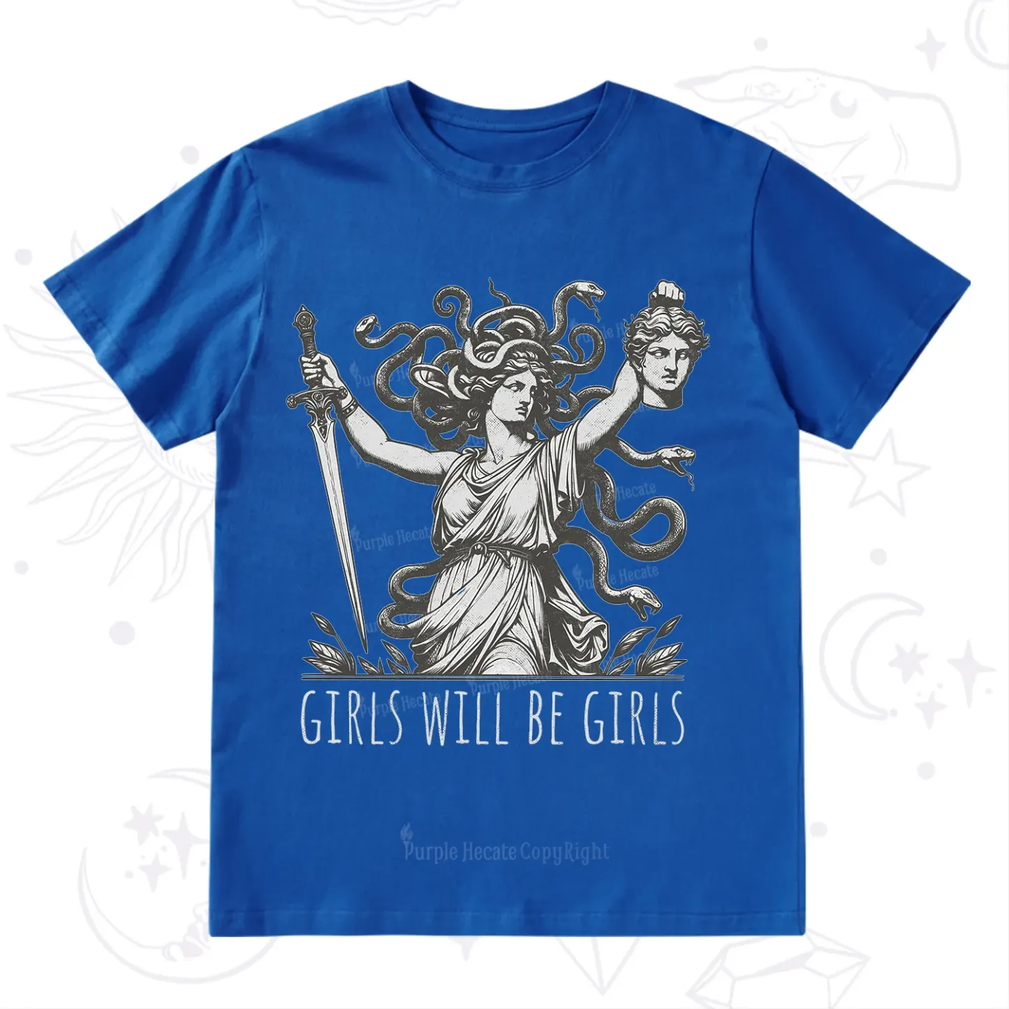 Purplehecate Girls Will Be Girls Medusa T-Shirt