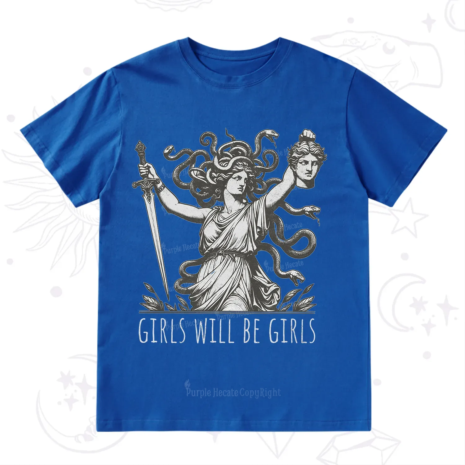 Purplehecate Girls Will Be Girls Medusa T-Shirt