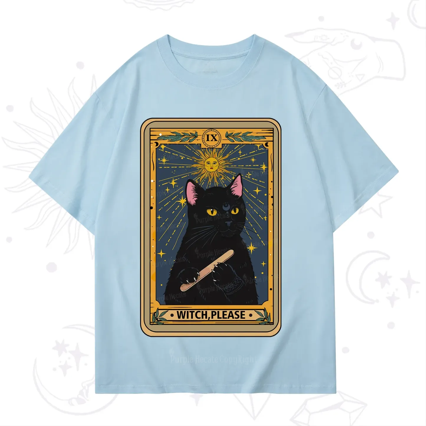 Purplehecate The Witch Please Tarot T-Shirt