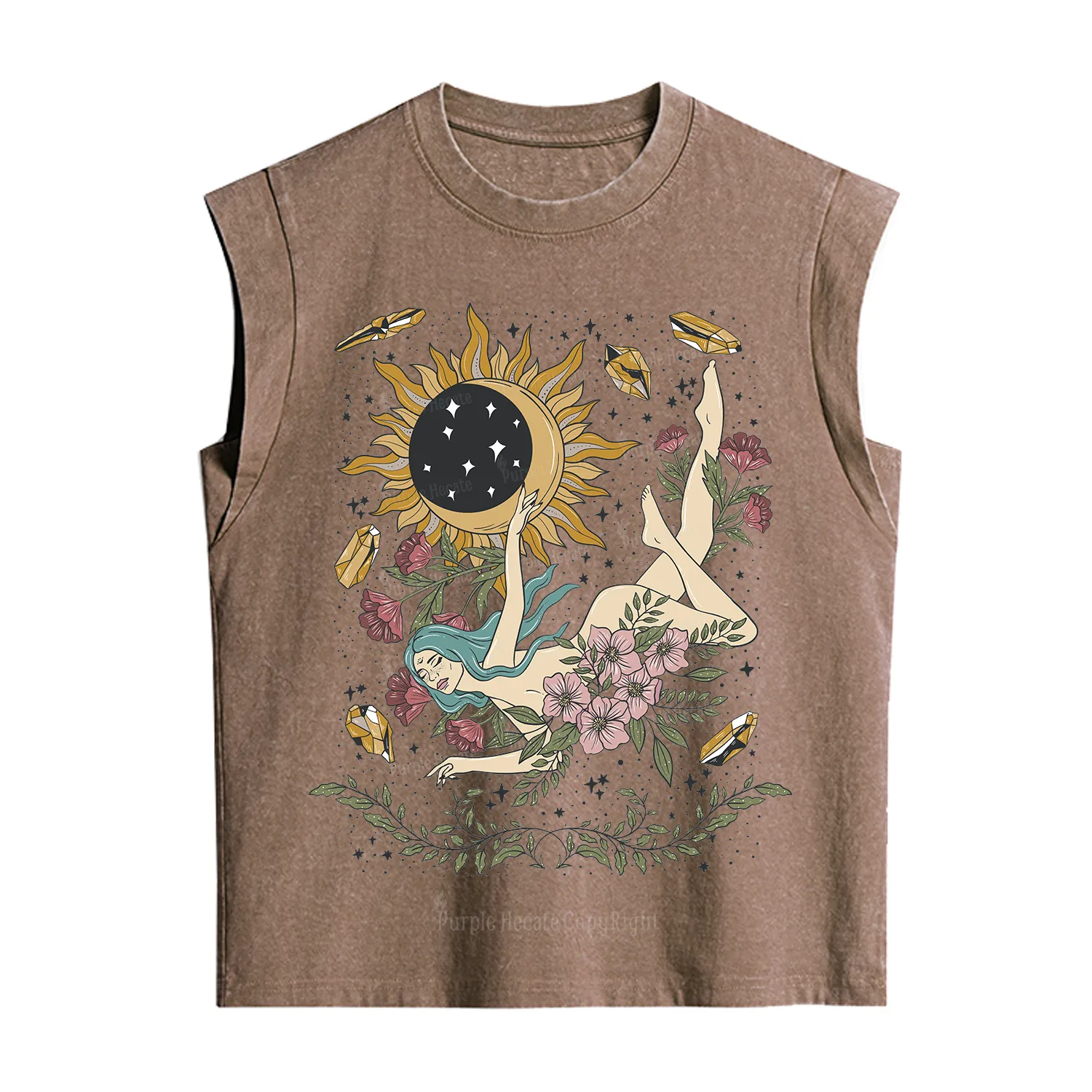 Purplehecate My Girl Your Day Will Come Vintage Washed Tank