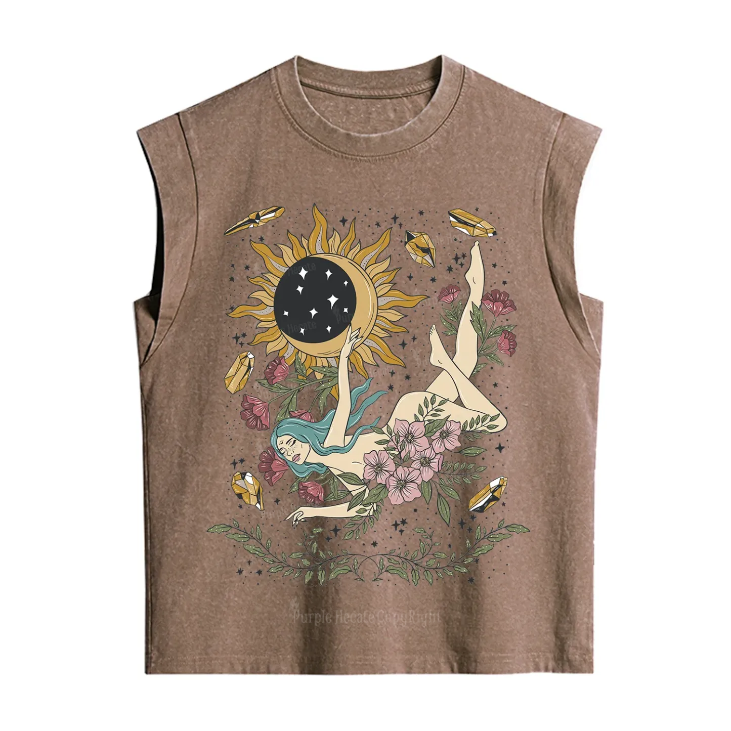 Purplehecate My Girl Your Day Will Come Vintage Washed Tank