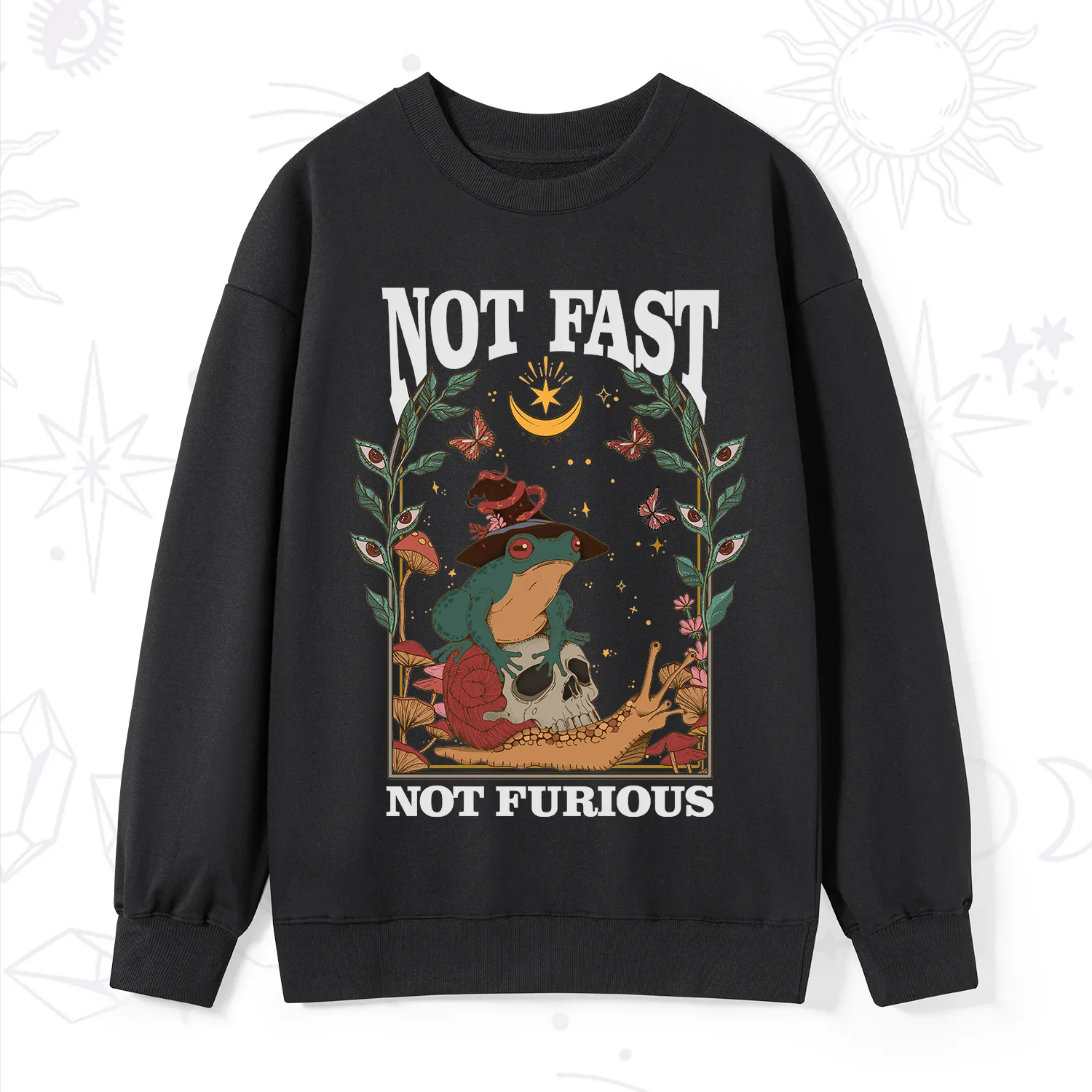 Purplehecate Not Fast Not Furious Sweatshirt