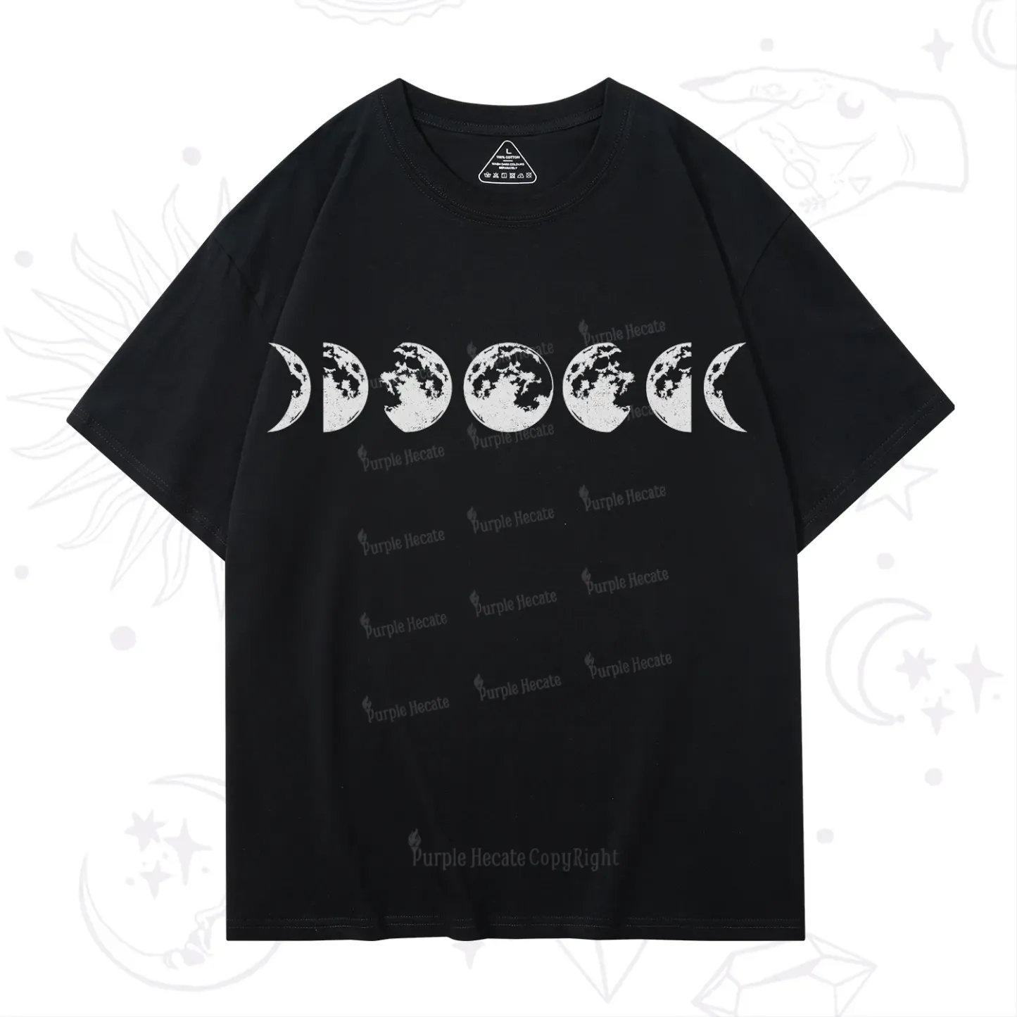 Purplehecate Moon Phases T-Shirt