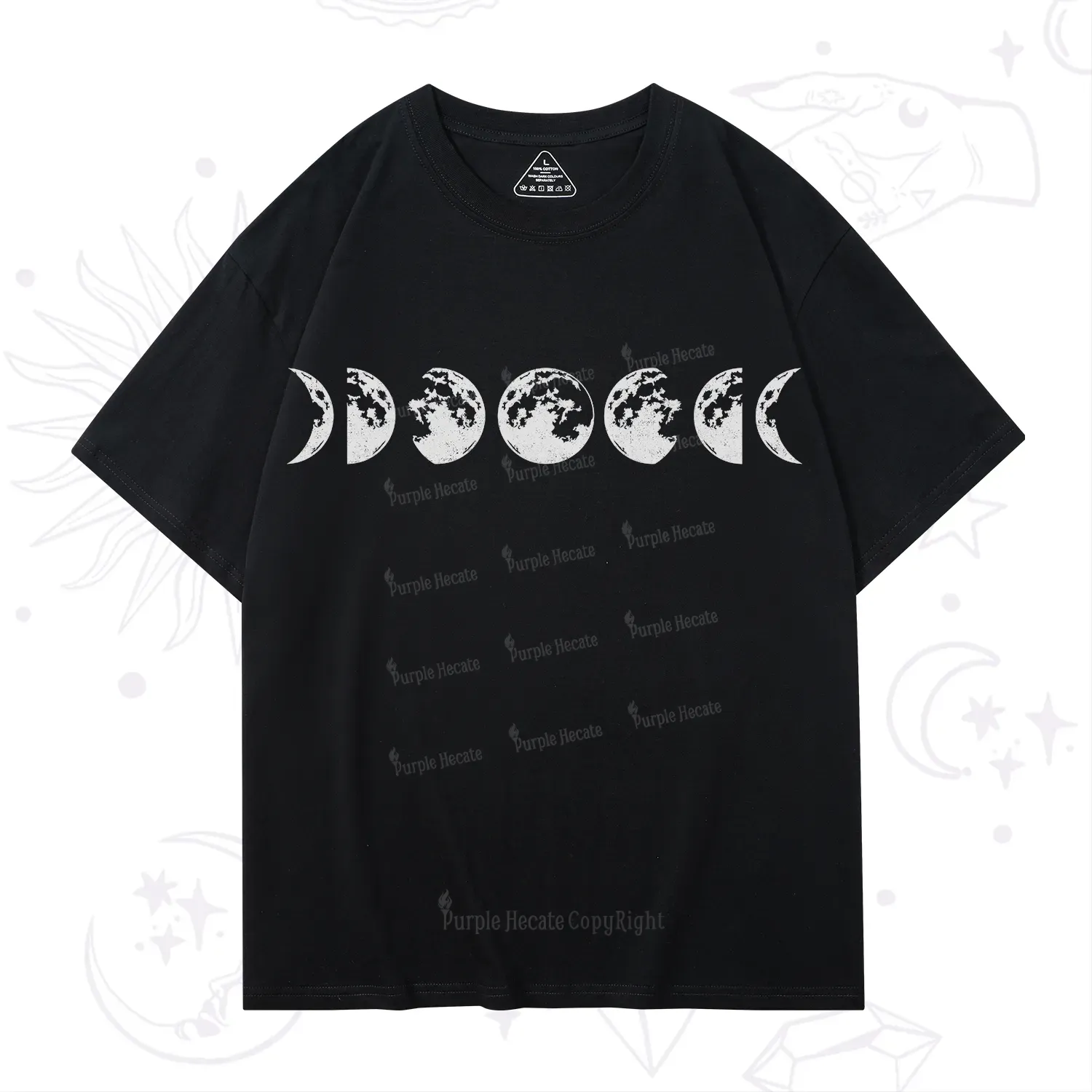 Purplehecate Moon Phases T-Shirt