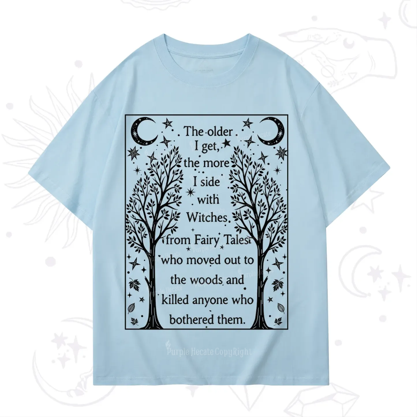 Purplehecate Side With Witches T-Shirt