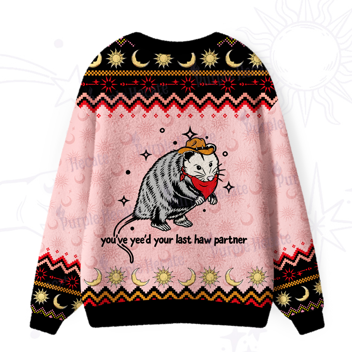 Purplehecate You've Yee'd Your Last Haw Partner Possum Ugly Cardigan Sweaters