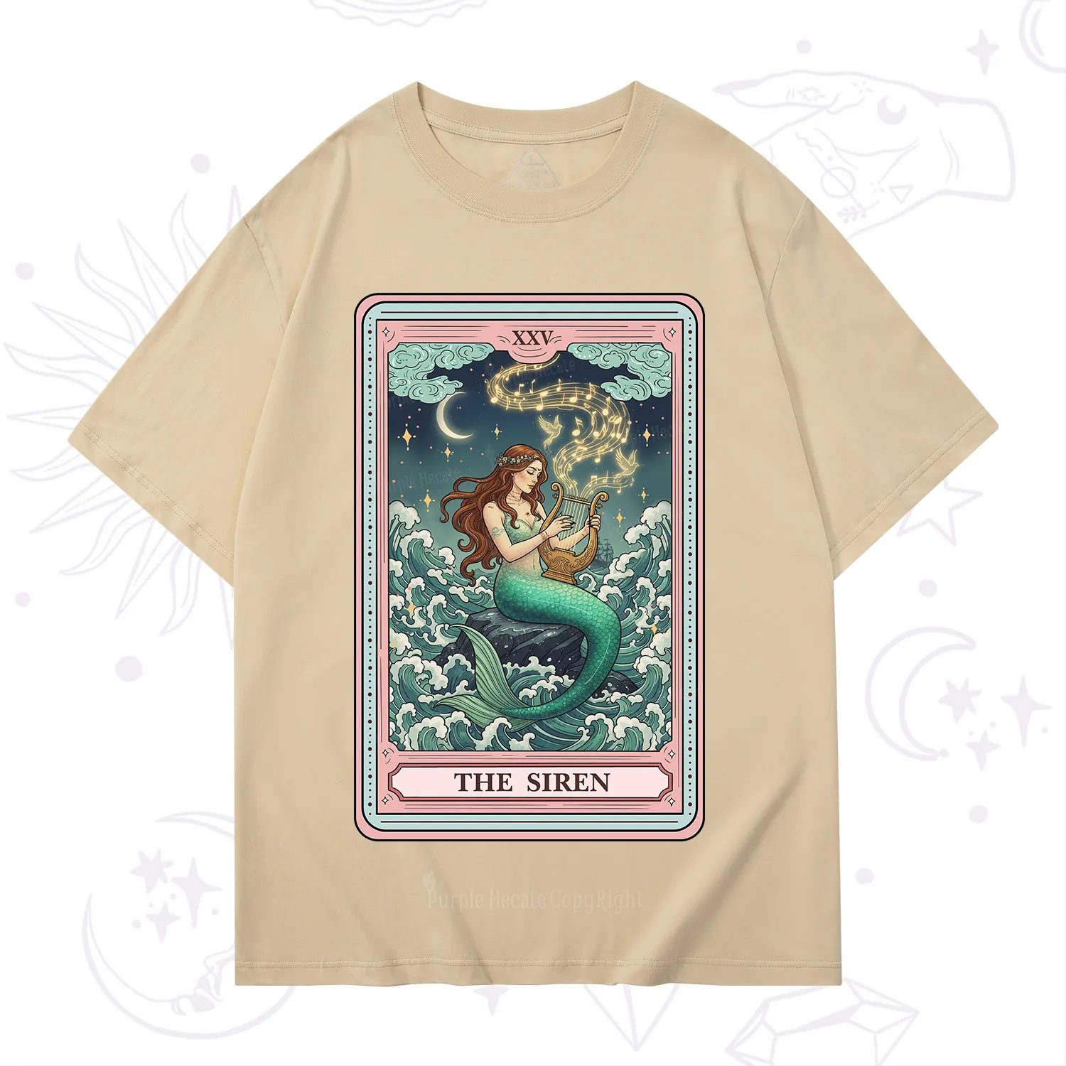 Purplehecate The Siren Tarot T-Shirt