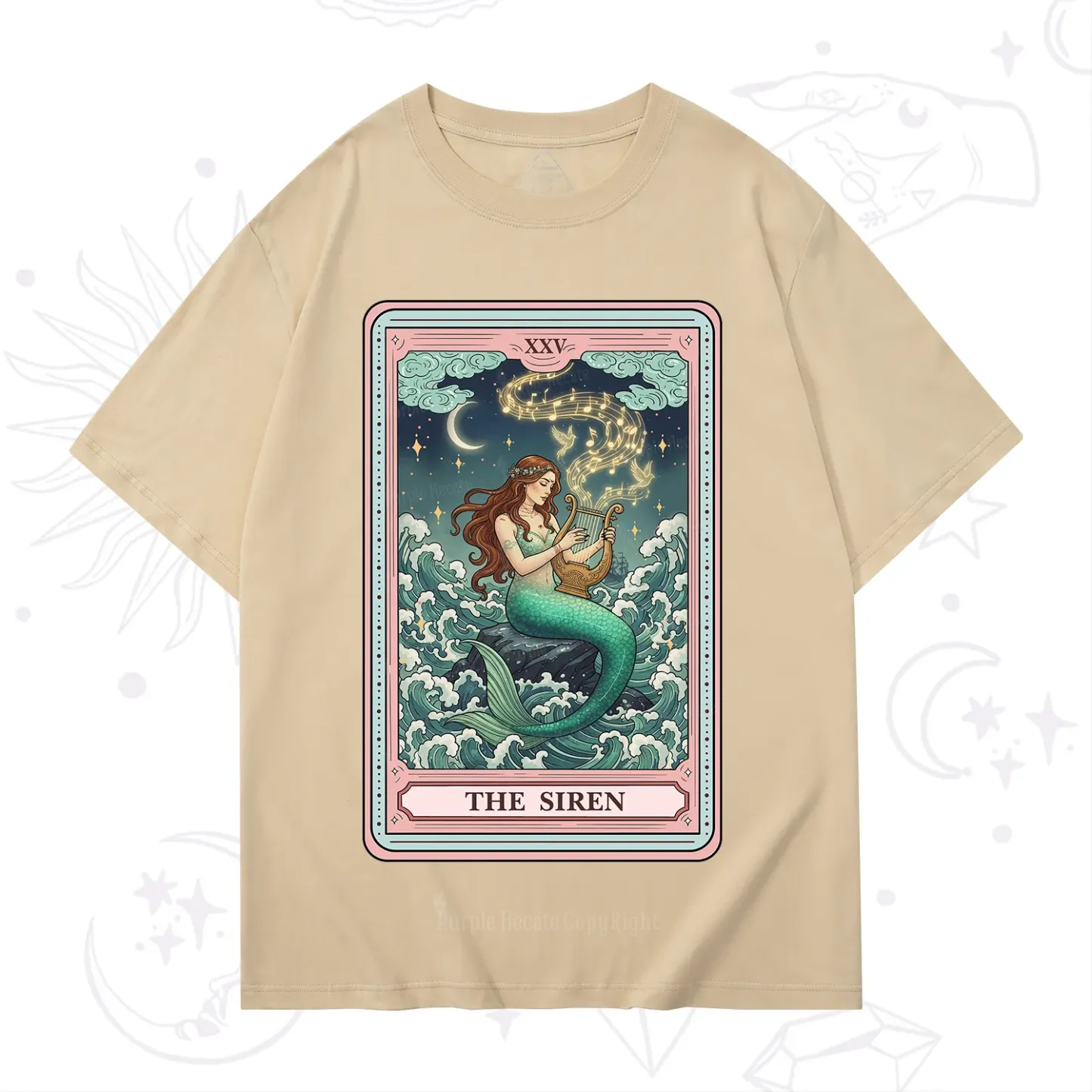 Purplehecate The Siren Tarot T-Shirt