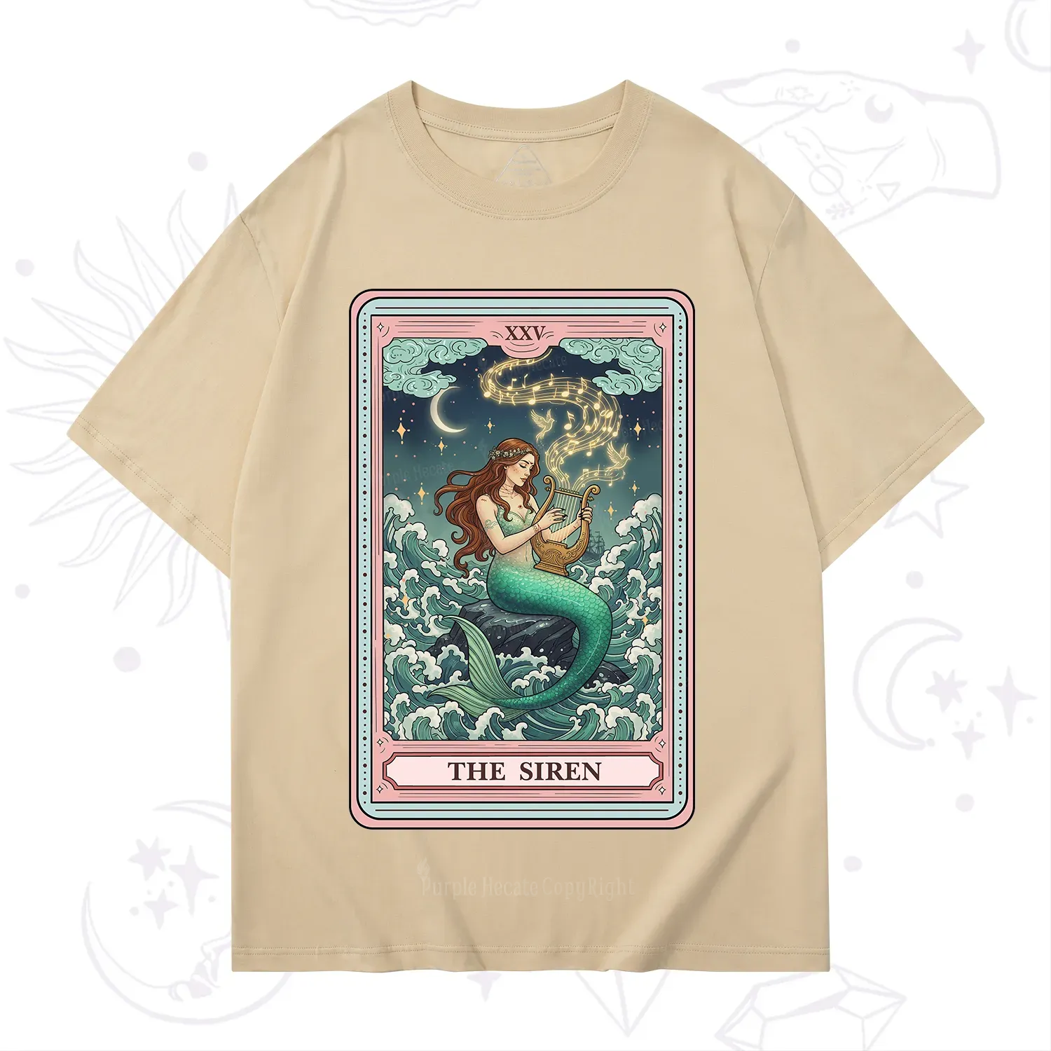 Purplehecate The Siren Tarot T-Shirt