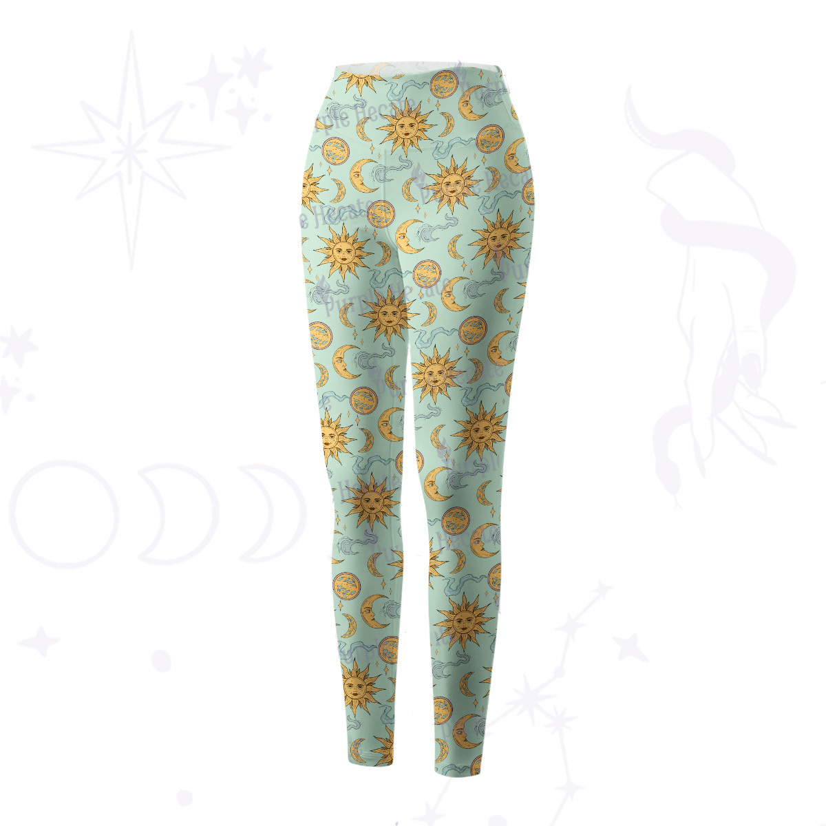 Purplehecate Magic of Sun and Moon Yoga Pants