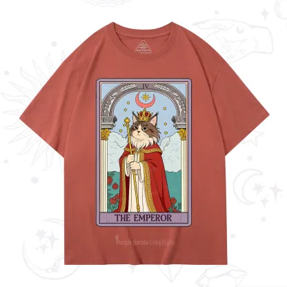 Purplehecate The Emperor Cat Tarot T-Shirt