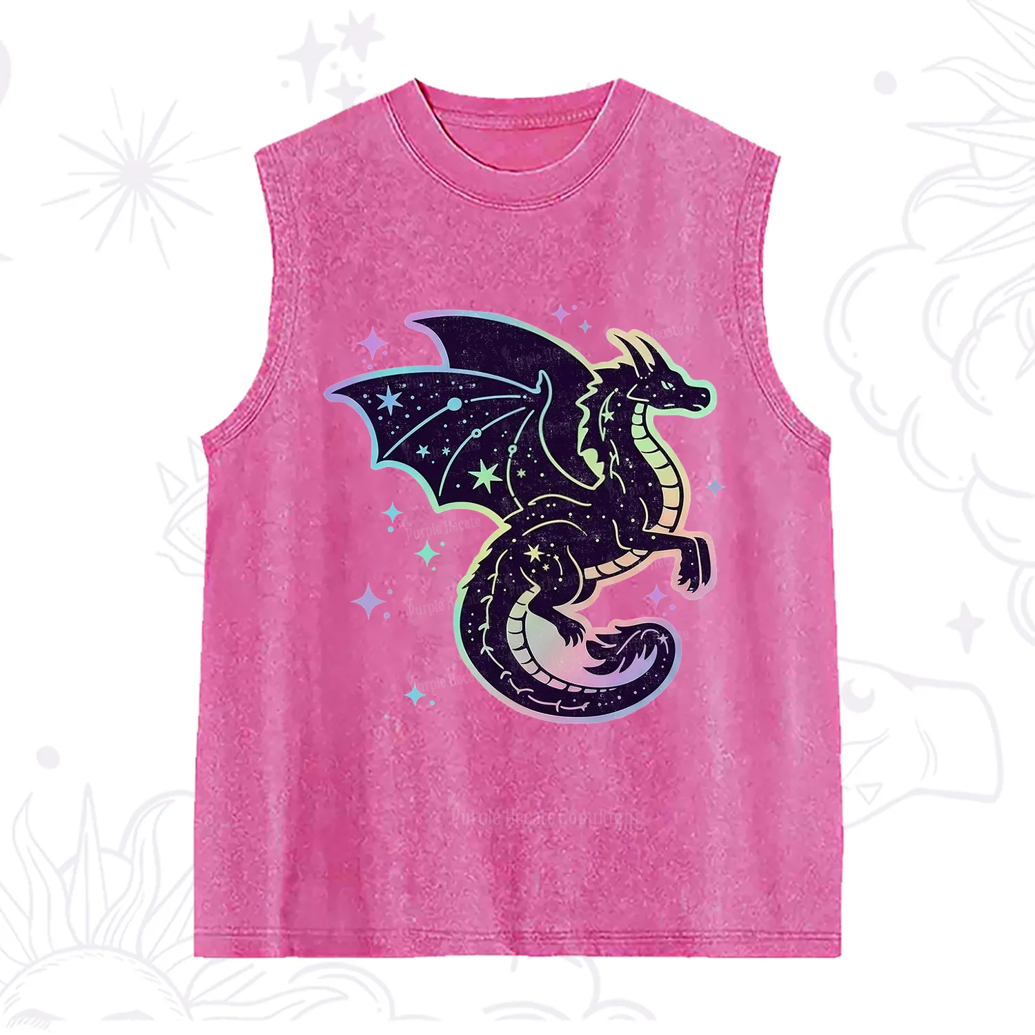 Purplehecate Celestial Dragon Washed Tank