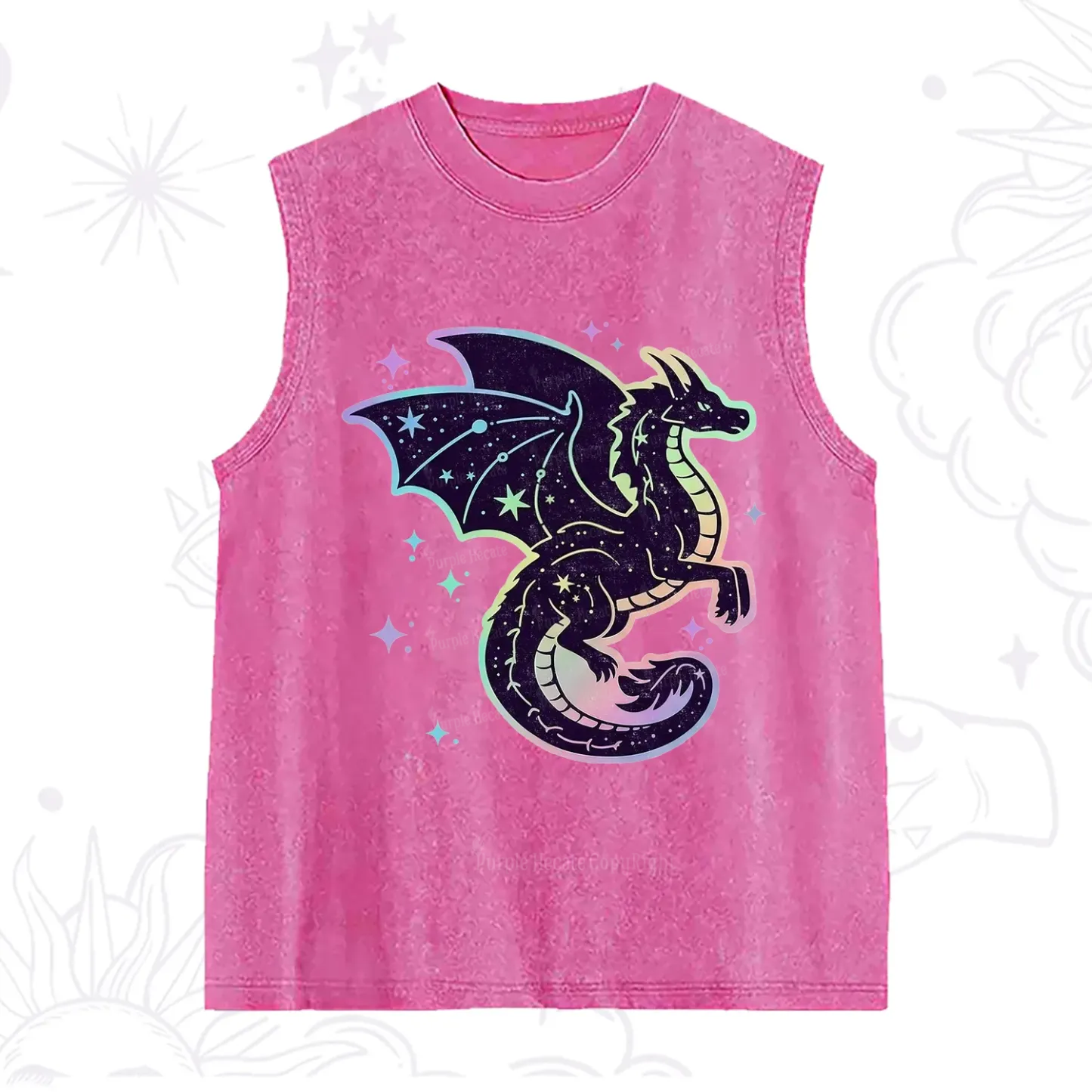 Purplehecate Celestial Dragon Washed Tank
