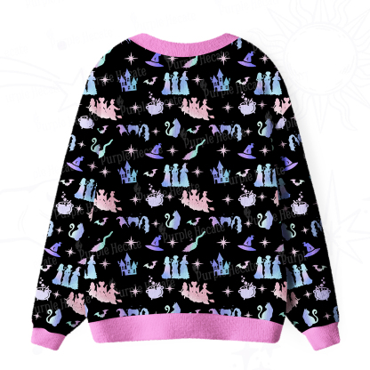 Purplehecate Spellbound Sisters Ugly Cardigan Sweaters