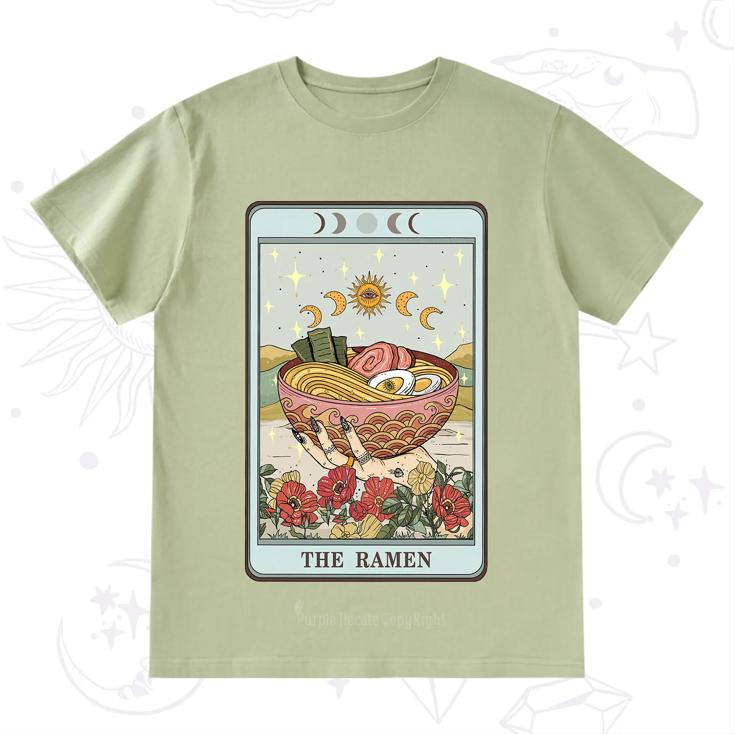 Purplehecate The Ramen Tarot T-Shirt