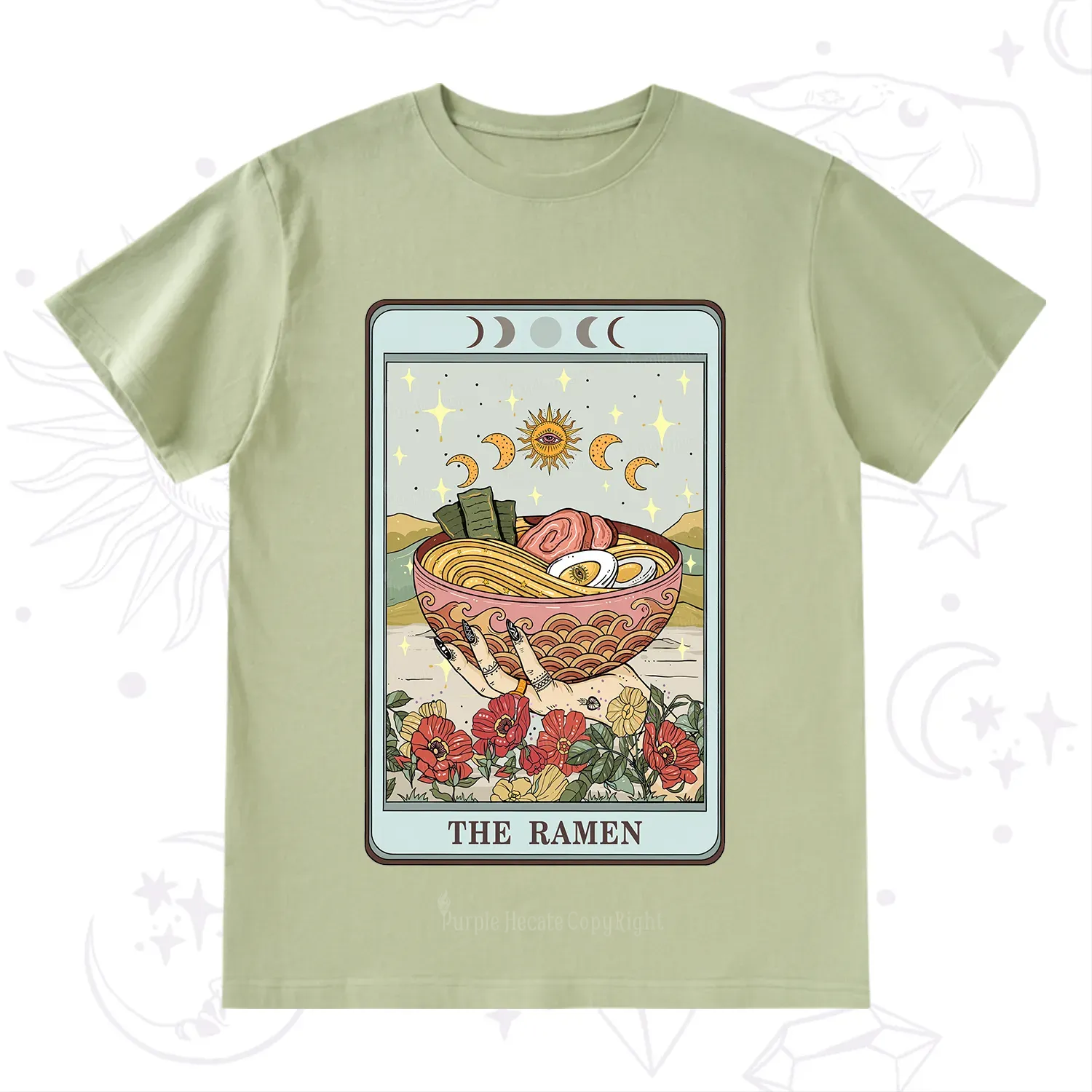 Purplehecate The Ramen Tarot T-Shirt