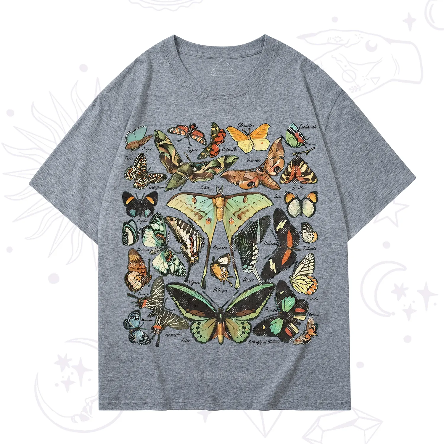 Purplehecate Vintage Butterfly & Moth T-Shirt