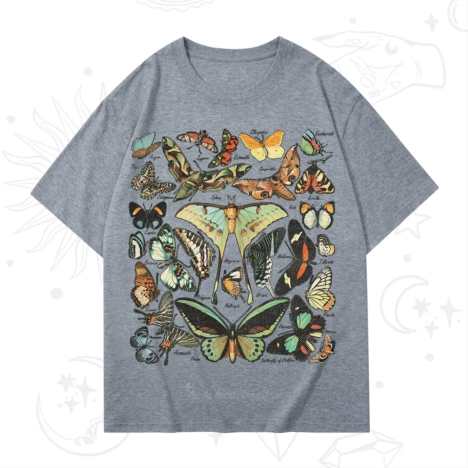 Purplehecate Vintage Butterfly & Moth T-Shirt