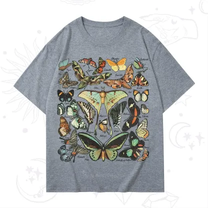 Purplehecate Vintage Butterfly & Moth T-Shirt