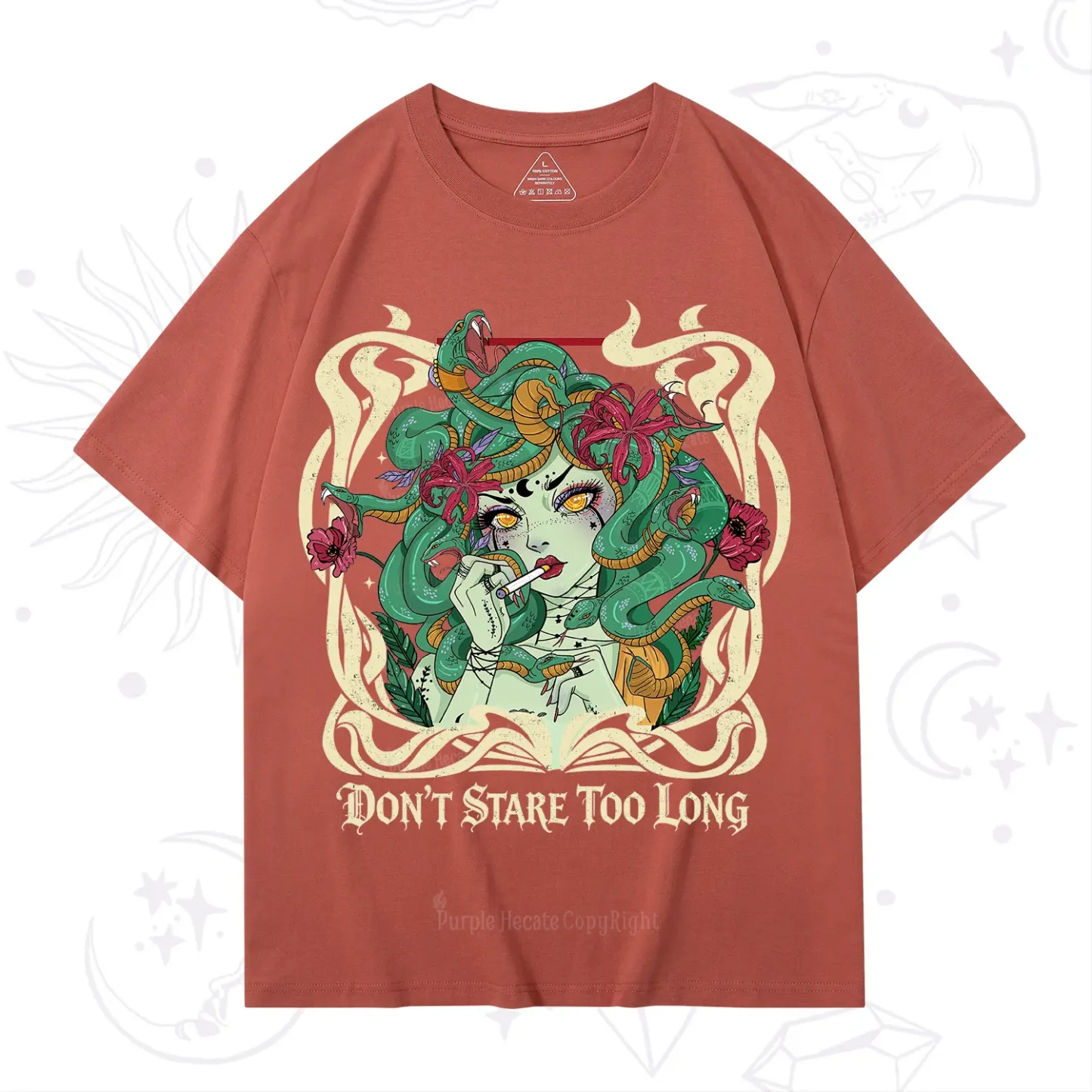 Purplehecate Don't Stare Too Long T-Shirt