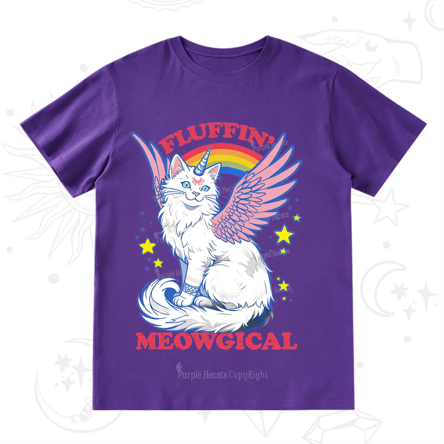 Purplehecate Fluffin Meowgical T-Shirt