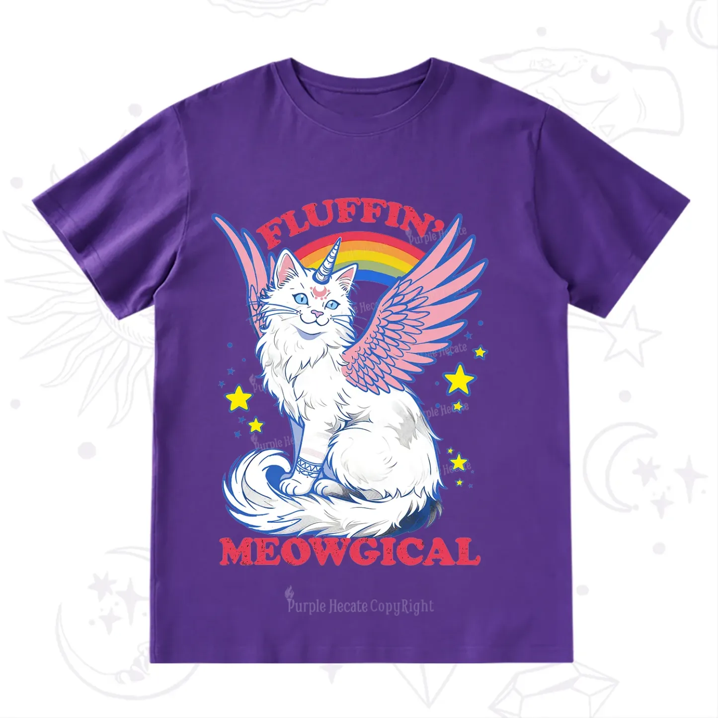 Purplehecate Fluffin Meowgical T-Shirt