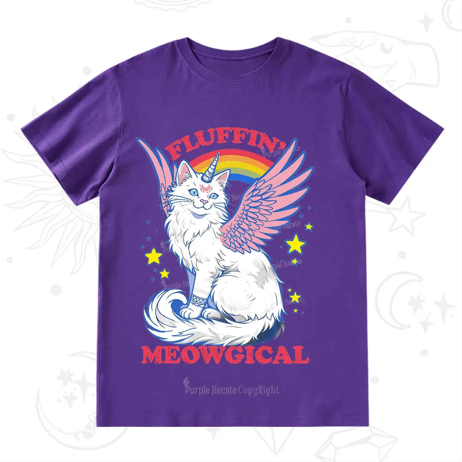 Purplehecate Fluffin Meowgical T-Shirt