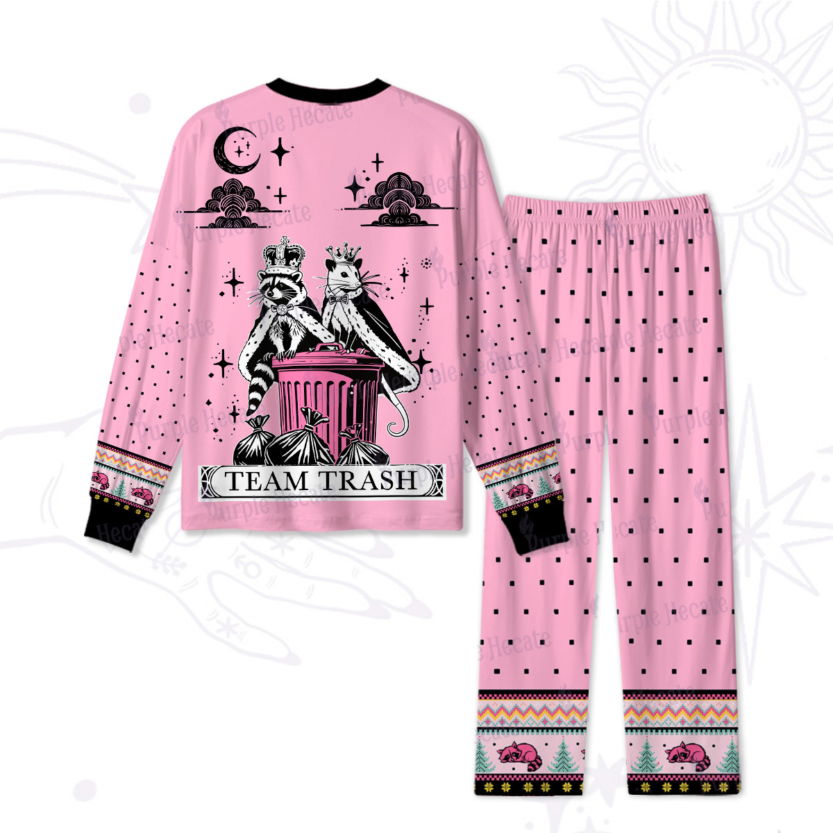 Purplehecate The Team Trash Kingdom Christmas Pajamas