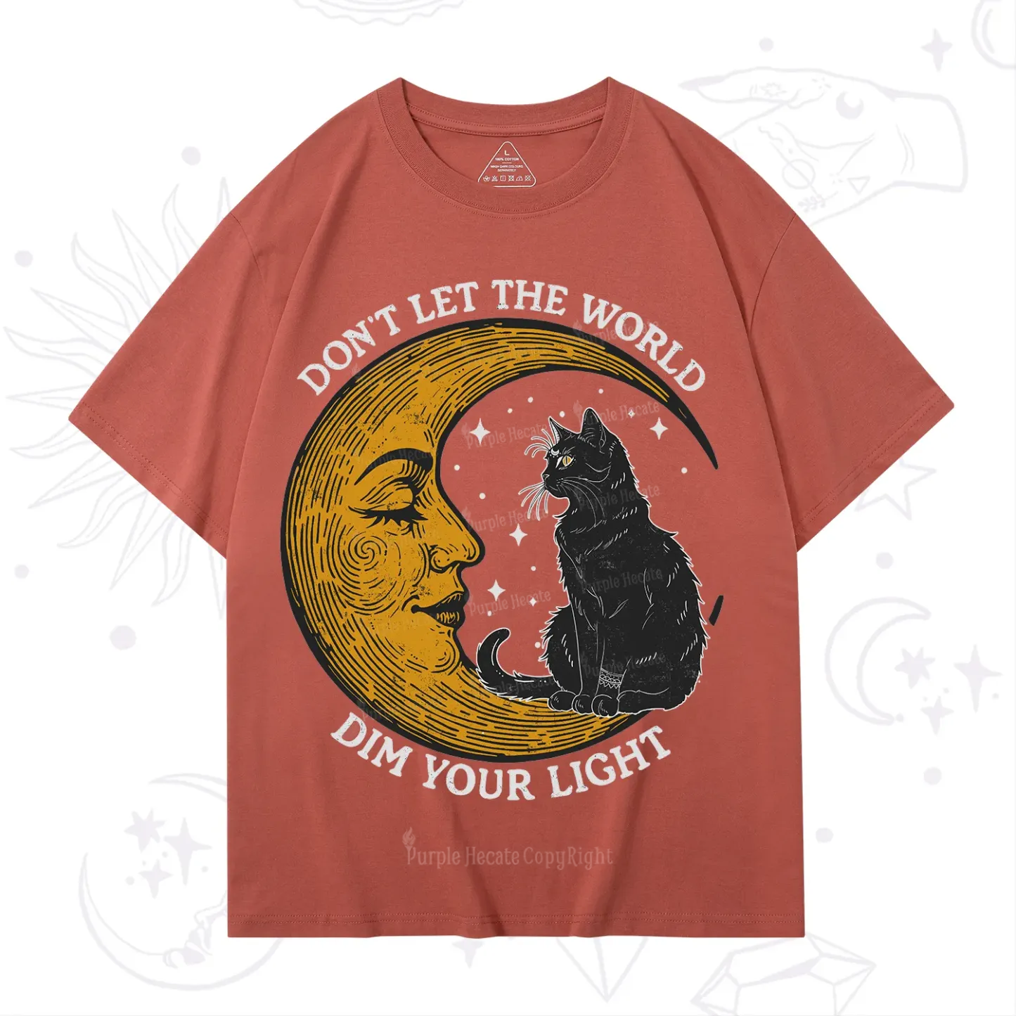 Purplehecate Don't Let The World Dim Your Light T-Shirt