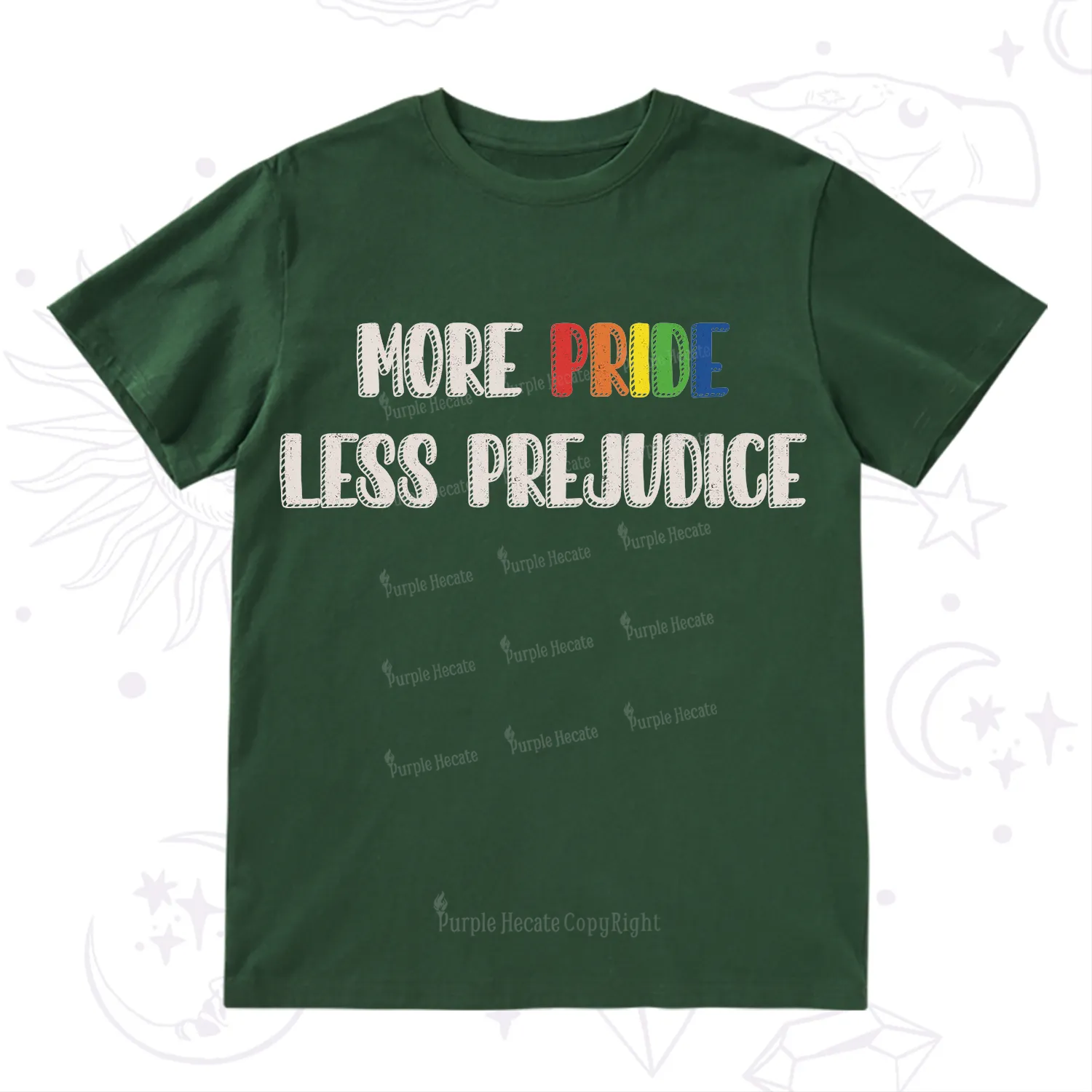 Purplehecate More Pride Less Prejudice T-Shirt