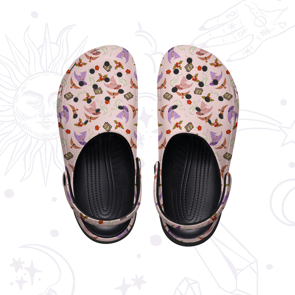 Purplehecate Fantasy Wizard Hat Rubber Clogs