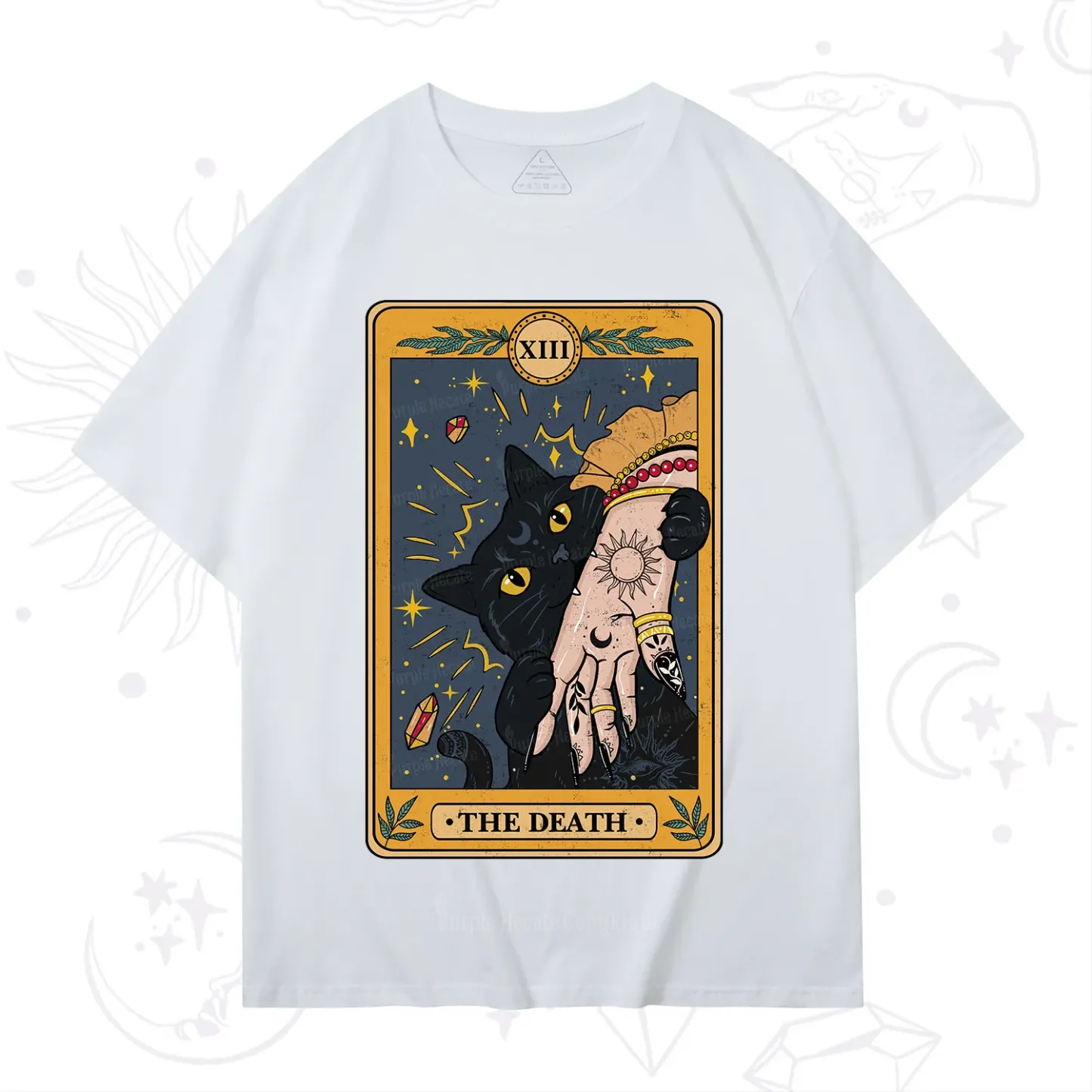 Purplehecate The Death Tarot Card T-Shirt